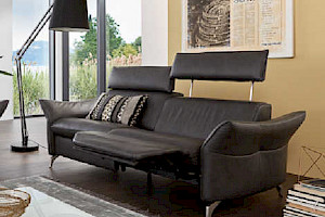 Ledersofa Z20145-1 - 3 Sitzer mit Funktion