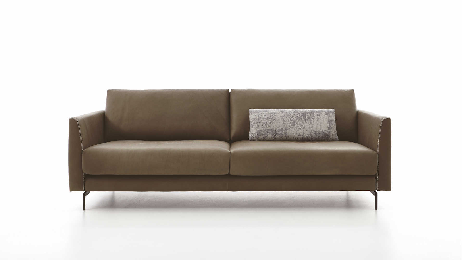 Ledersofa Z21669 - braun, 3-Sitzer