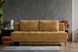 Schlafsofa Z21681- Stoffbezug, Boxspring